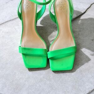 Vince Camuto Vibrant Green Heeled Sandals